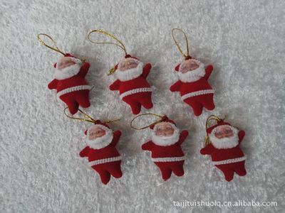 【精美圣誕掛件*2寸紅絨老人6pcs/opp袋】價(jià)格,廠家,圖片,其他材質(zhì)工藝品,義烏市遠(yuǎn)奔工藝品廠-